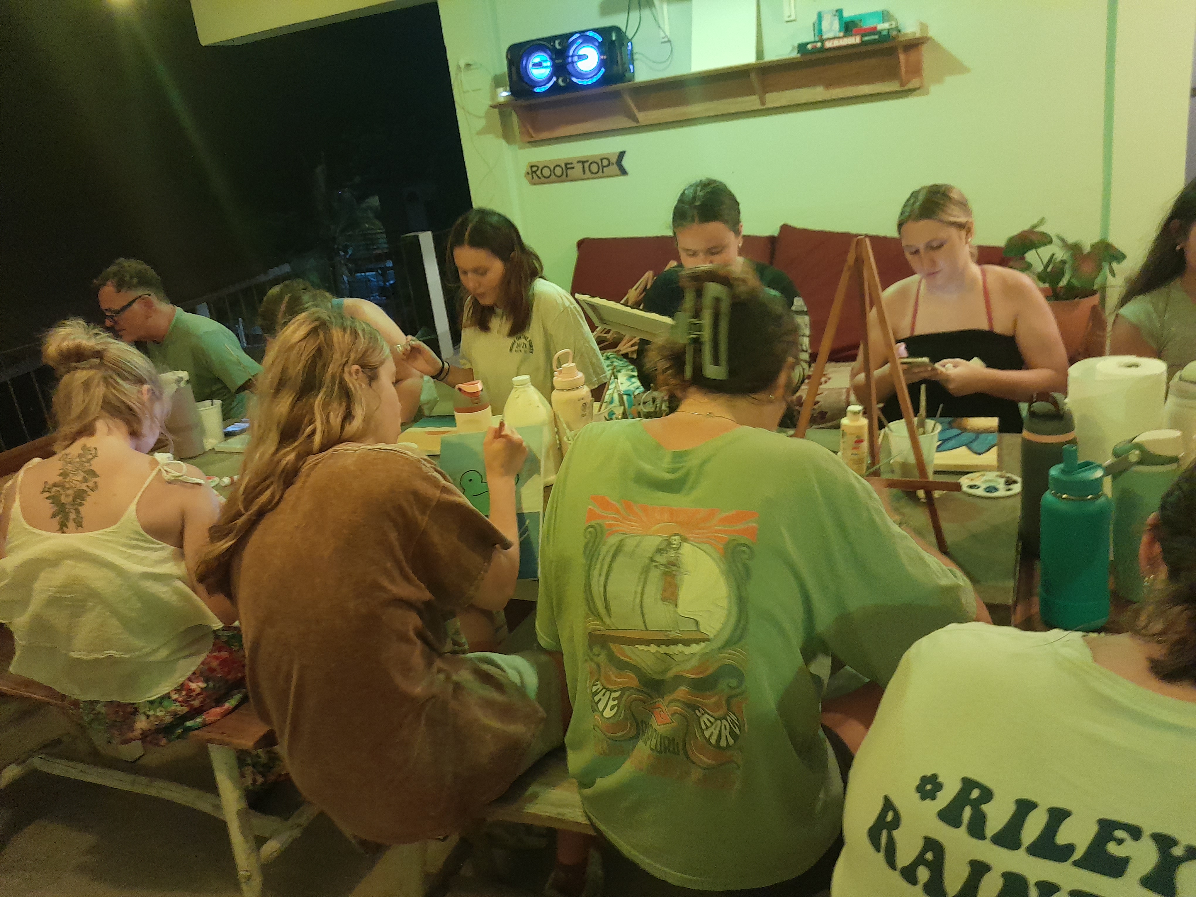 Sip and paint session